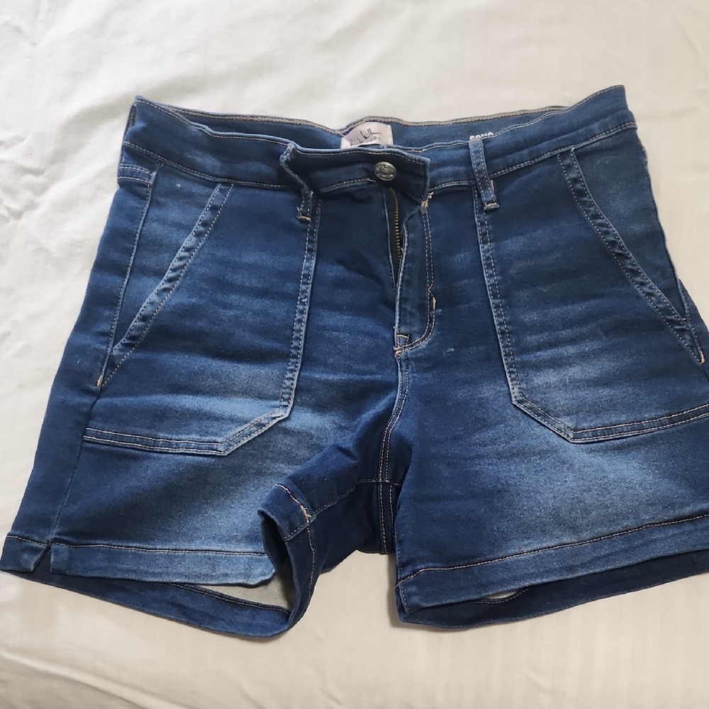 Blue Denim Women's Shorts